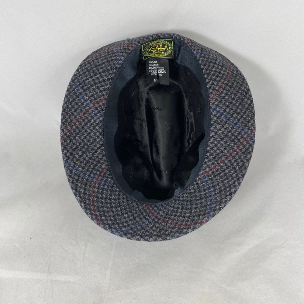 Scala Shape-able Brim Small Checker Pattern Hat - Picture 11 of 12